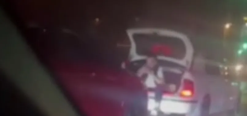 İstanbul’da trafikte tehlikeli anlar! Sosyal medya uğruna canlarını hiç saydılar