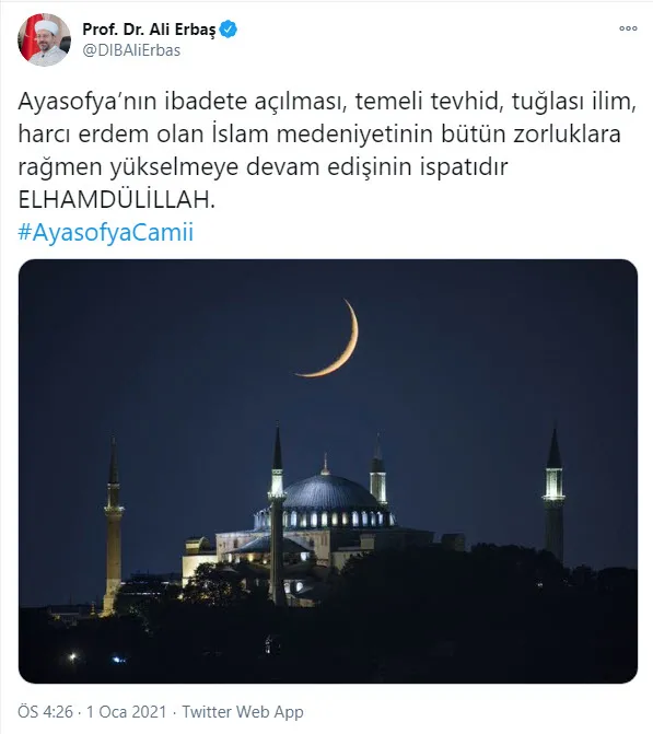Diyanet İşleri Başkanı Prof. Dr. Ali Erbaş'tan Sözcü'nün hadsiz haberine net yanıt - 1