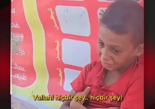 KÜÇÜCÜK ÇOCUK AÇLIKTAN AĞLADI