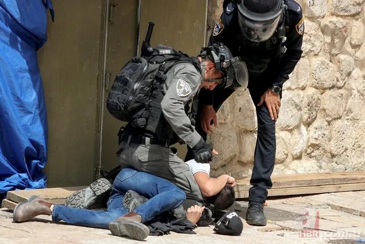 İsrail zulmü sürüyor! Mescid-i Aksa’da utanç verici anlar