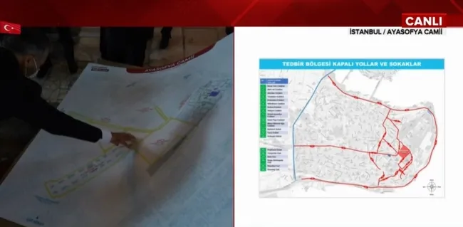 İstanbul Valisi Yerlikaya'dan Ayasofya ve çevresindeki hazırlıklarla ilgili açıklama - 3