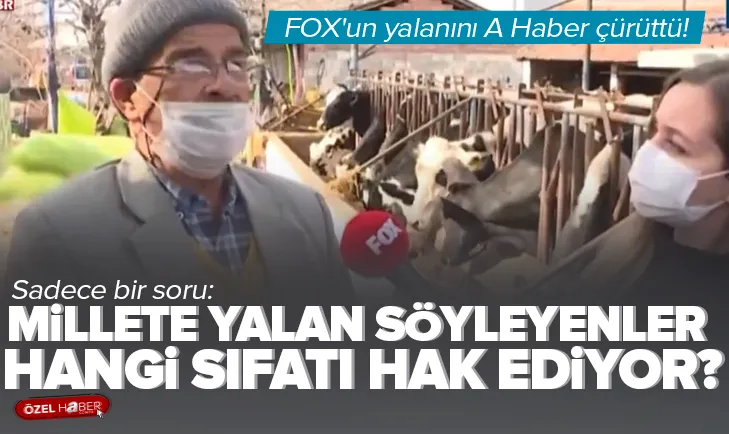 FOXun yalanını A Haber çürüttü!