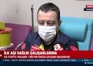 İlk aşı sağlık çalışanlarına