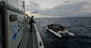 Aydın’da 23 düzensiz göçmen kurtarıldı