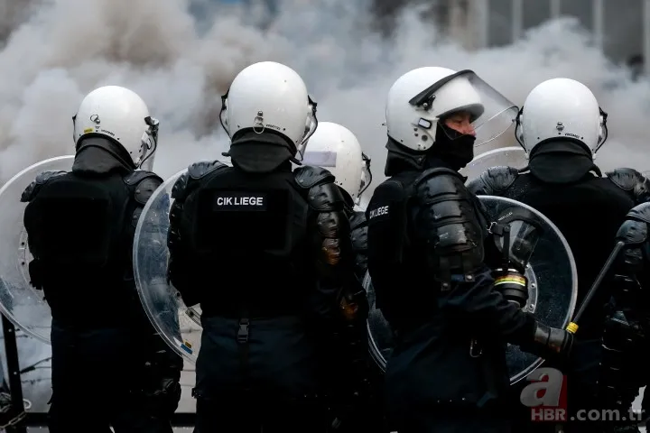 AB ülkesinde sokaklar savaş alanına döndü 10