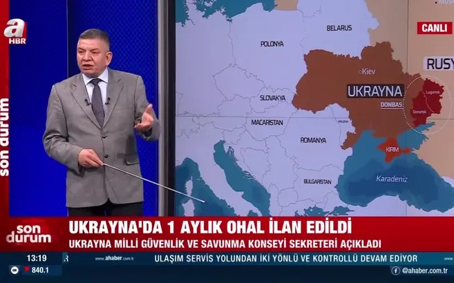 Ukrayna’da 1 aylık OHAL ilan edildi