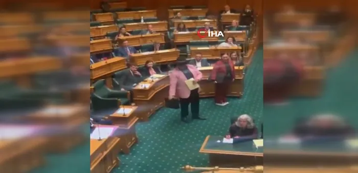 Parlamento toplantısında dans etti! Böyle atıldı - 2