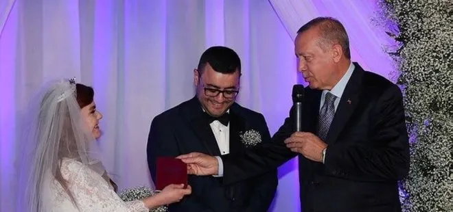 Başkan Erdoğan, Halil Baştürk ile Gizem Bakioğlu’nun nikah şahidi oldu