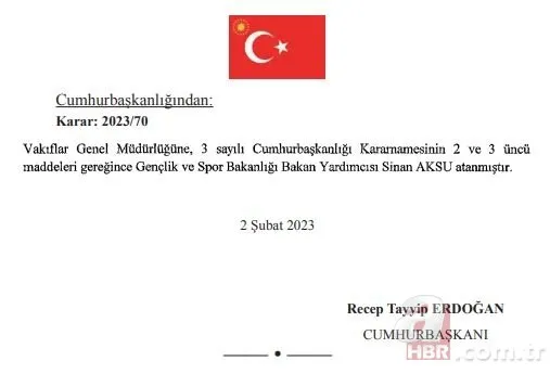 Atama kararları Resmi Gazete’de! Önemli kurumlara yeni isimler! Başkan Erdoğan imzaladı