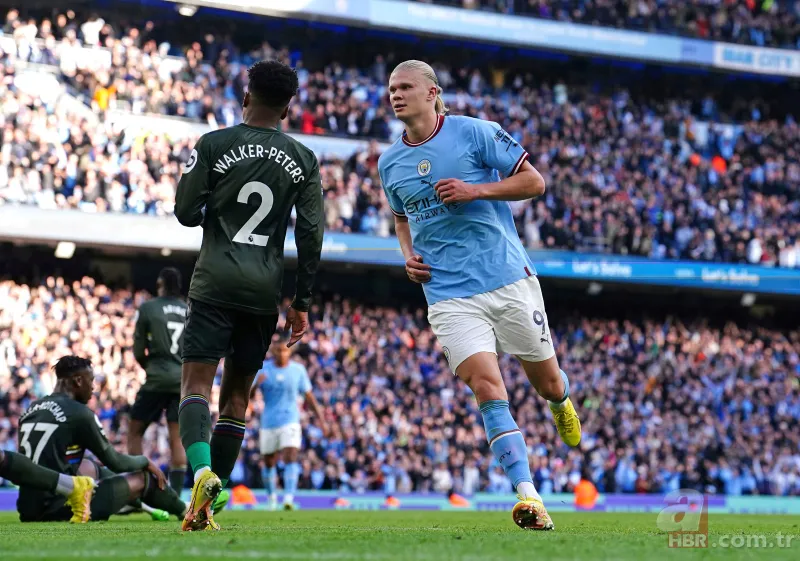 Haaland durdurulamıyor! Yine attı Manchester City farka koştu 7