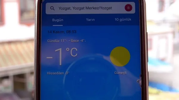 Yozgat buz tuttu! Sıcaklık -4 derece - 2