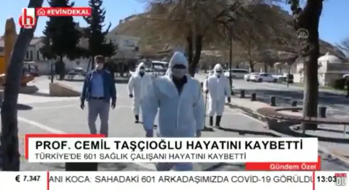 Halk TV’den skandal koronavirüs provokasyonu! 601 sağlık çalışanını öldü diye servis ettiler