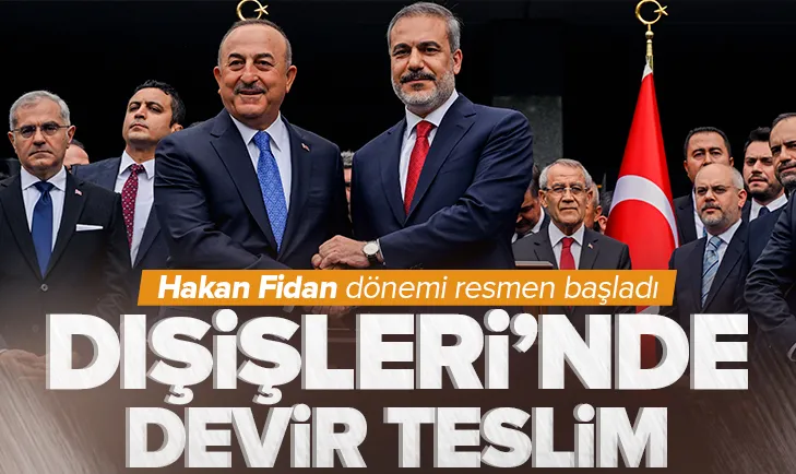Dışişleri Bakanlığında devir teslim töreni