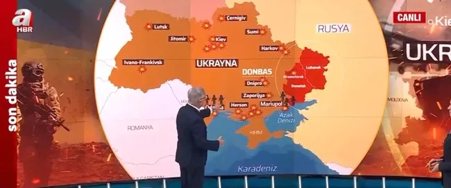 Rusya’nın Ukrayna’da harekat başlattığı noktalar