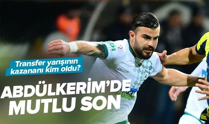 Abdülkerim Bardakçı transferinde mutlu son! Fenerbahçe Konyaspor ile anlaştı