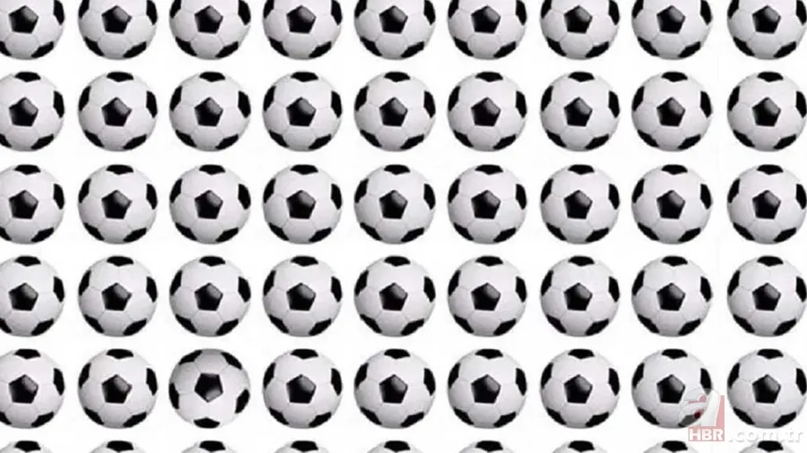 Futbol severleri dumura uğratan test! 100 kişiden sadece 2'si farklı topu görüyor 1