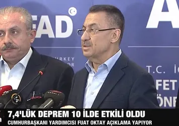 Cumhurbaşkanı Yardımcısı Fuat Oktay Türkiye'yi yasa boğan Kahramanmaraş merkezli depremin detaylarını açıkladı! Kaç kişi hayatını kaybetti? O illere doğal gaz verilemeyecek