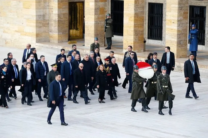 Malta Cumhurbaşkanı Preca Anıtkabir’de