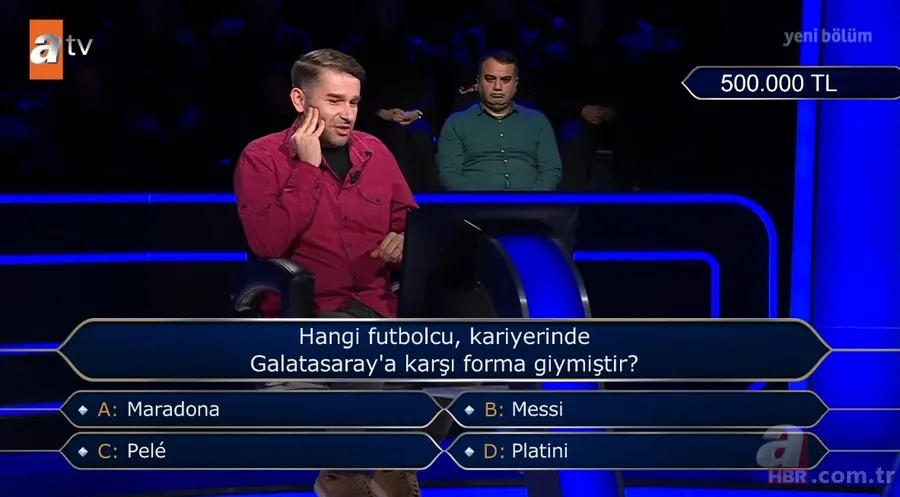 Futbolseverleri ekran başına kilitleyen anlar! 500 bin TL'lik Galatasaray sorusu Milyoner'e damga vurdu 3