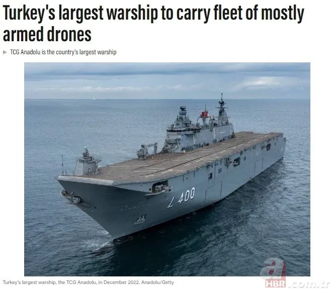 Türkiye'nin başarısı yine manşetlerde! İlk SİHA gemisi TCG Anadolu'yu böyle gördüler 12