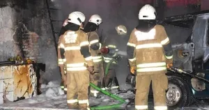 Hurda deposu kundaklandı sahibi öldü