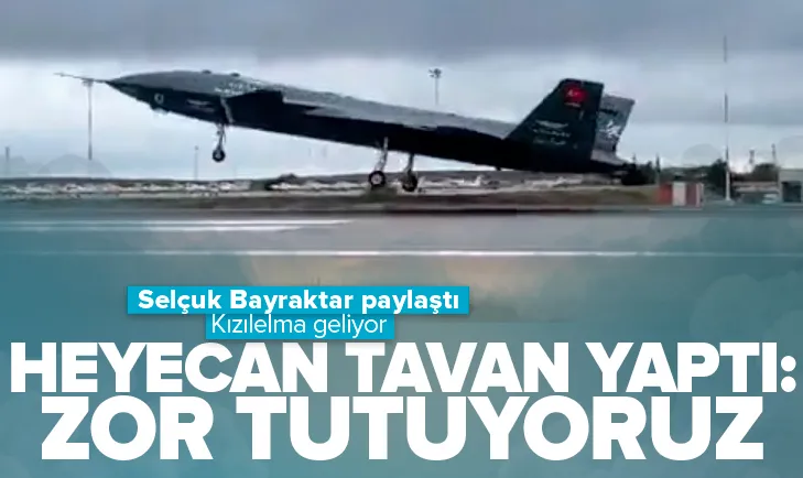 Bayraktardan heyecanlandıran Kızılelma paylaşımı!