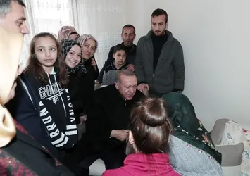Başkan Erdoğan’dan çat kapı çay ziyareti