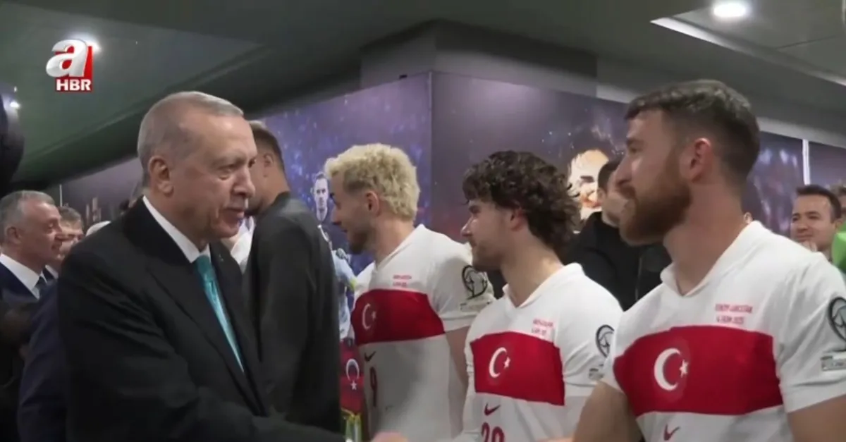 Başkan Erdoğan'dan A Milli Takıma tebrik