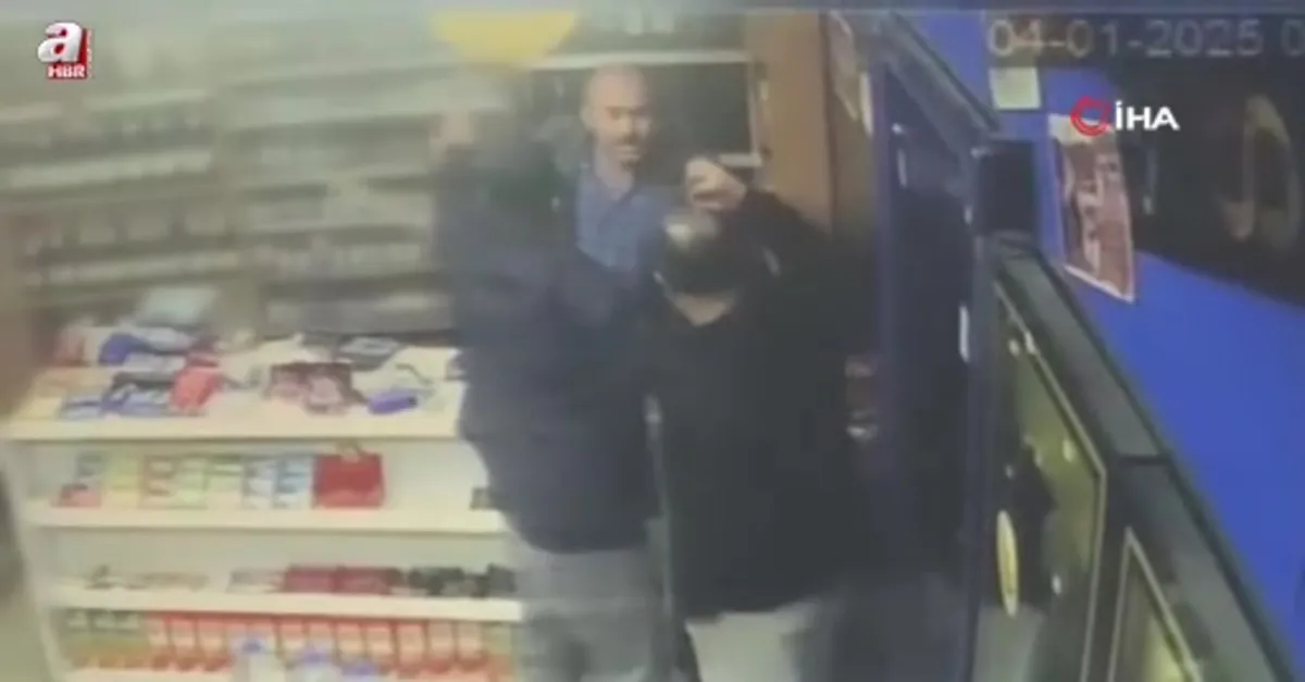 Tekel bayisinde sopalı haraç kavgası