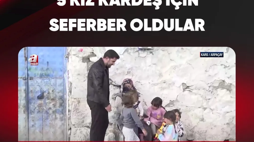 5 KIZ KARDEŞ İÇİN SEFERBER OLDULAR
