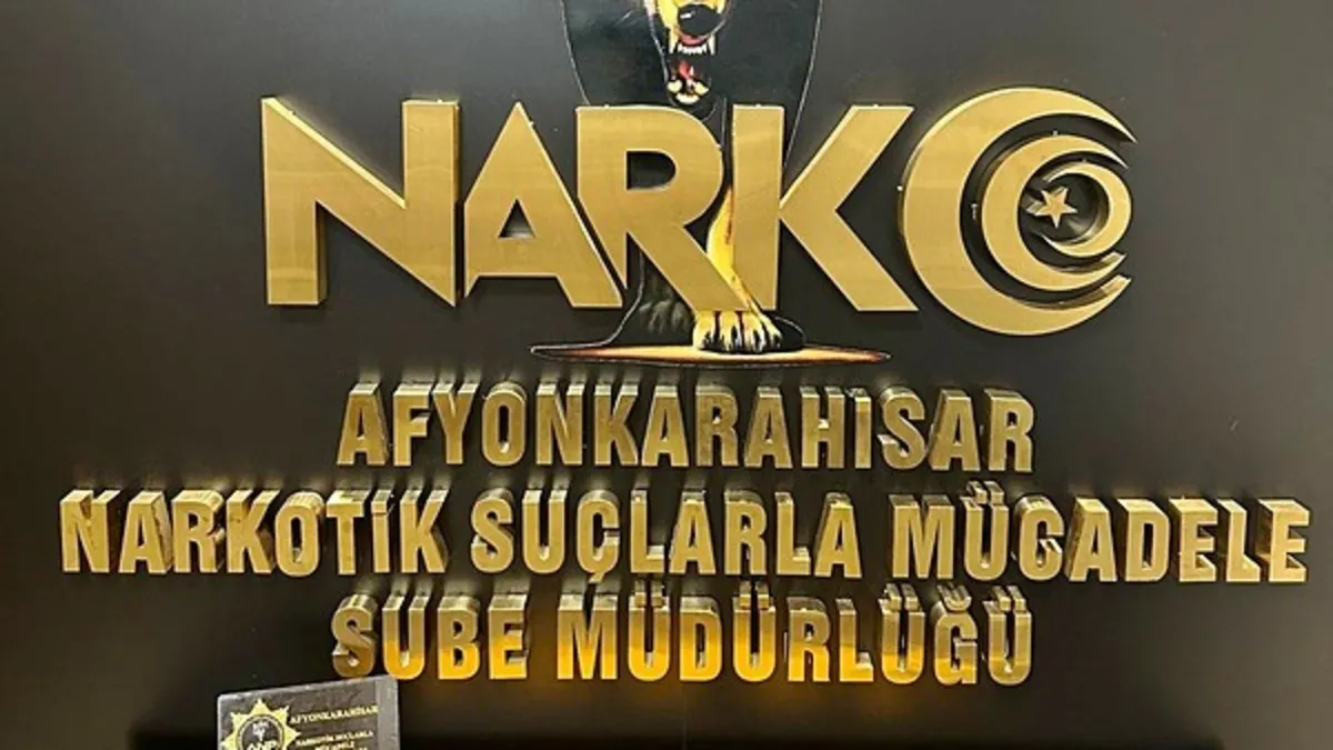 Afyonkarahisar'da uyuşturucu operasyonu: 4 kişi tutuklandı