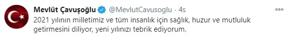 Bakan Mevlüt Çavuşoğlu'ndan yeni yıl mesajı - 1