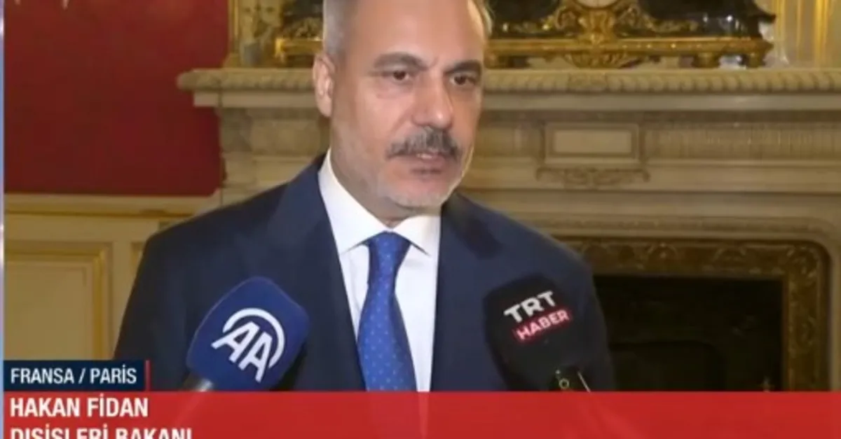 Bakan Fidan'dan Gazze ateşkesi açıklaması