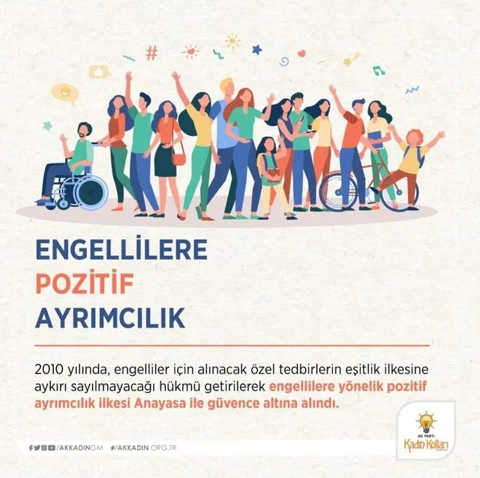 AK Parti engelli vatandaşlar için sayısız adım