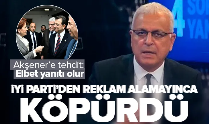 TELE 1 İYİ Parti’den reklam alamayınca köpürdü