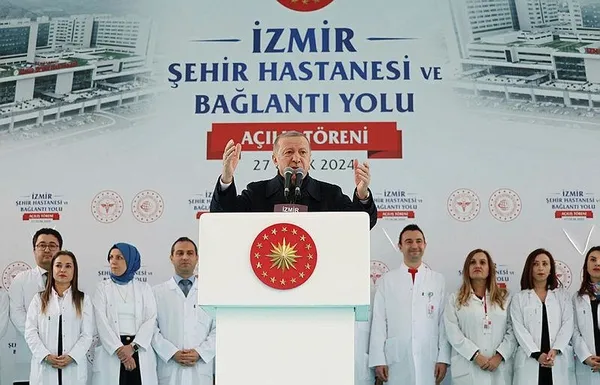 Başkan Recep Tayyip Erdoğan’dan İzmir Şehir Hastanesi’nin açılış töreninde atama müjdesi: 35 bin sağlık çalışanı alacağız