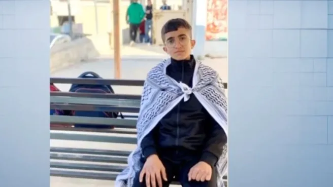 14 yaşındaki Filistinli çocuğu öldürdüler!