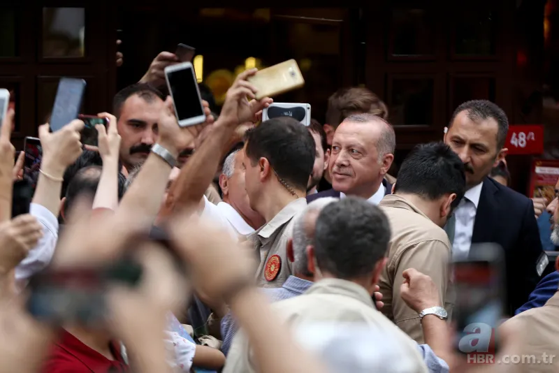 Başkan Erdoğan'dan Çengelköy'de esnaf ziyareti 2