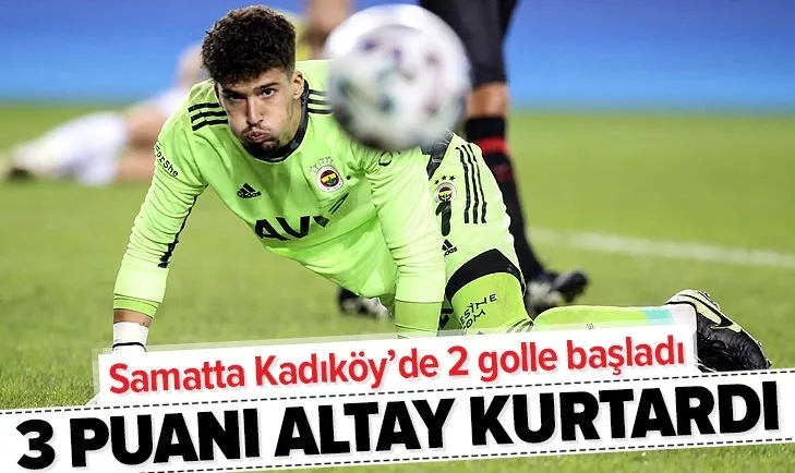 Fenerbahçe Fatih Karagümrük’ü 2-1 yendi