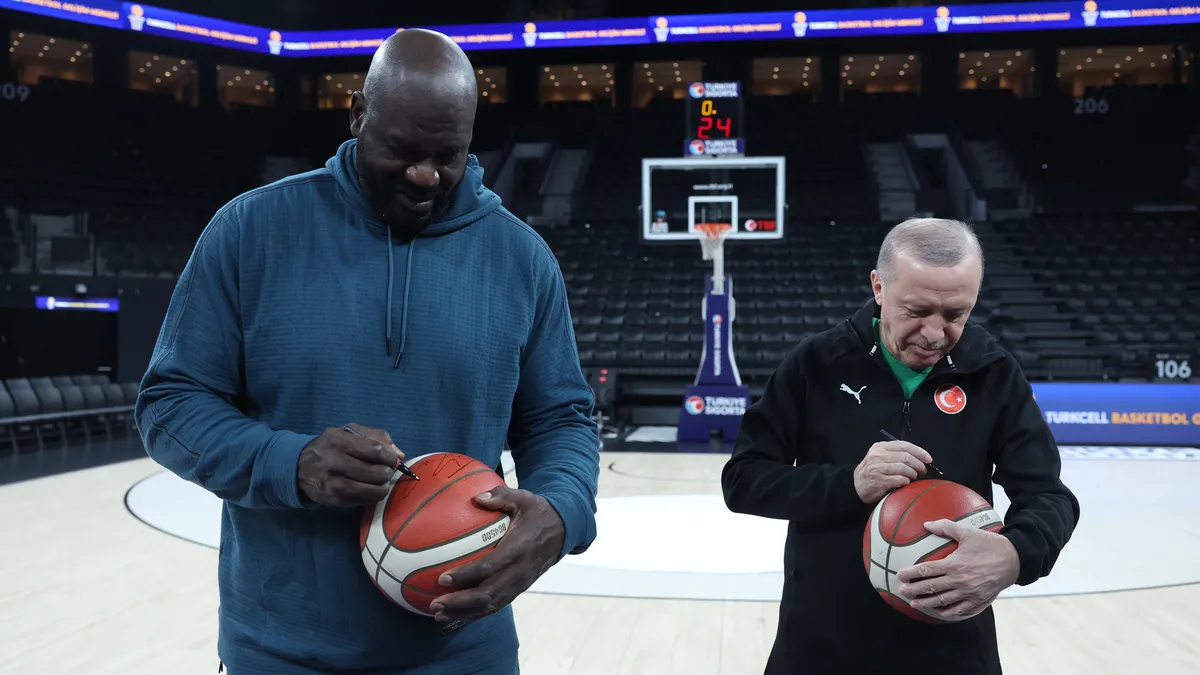 Başkan Erdoğan ile Shaquille O'Neal arasında samimi diyalog: Selamun aleyküm