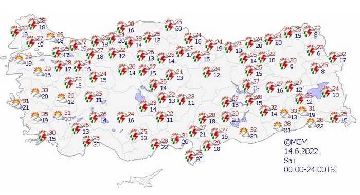 Son dakika: Meteorolojiden İstanbul dahil 7 il için gök gürültülü sağanak uyarısı | 5 günlük hava durumu tahmini - 5