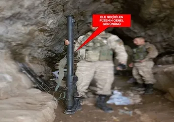 Bestler Dereler'de Rus füzesi ele geçirildi
