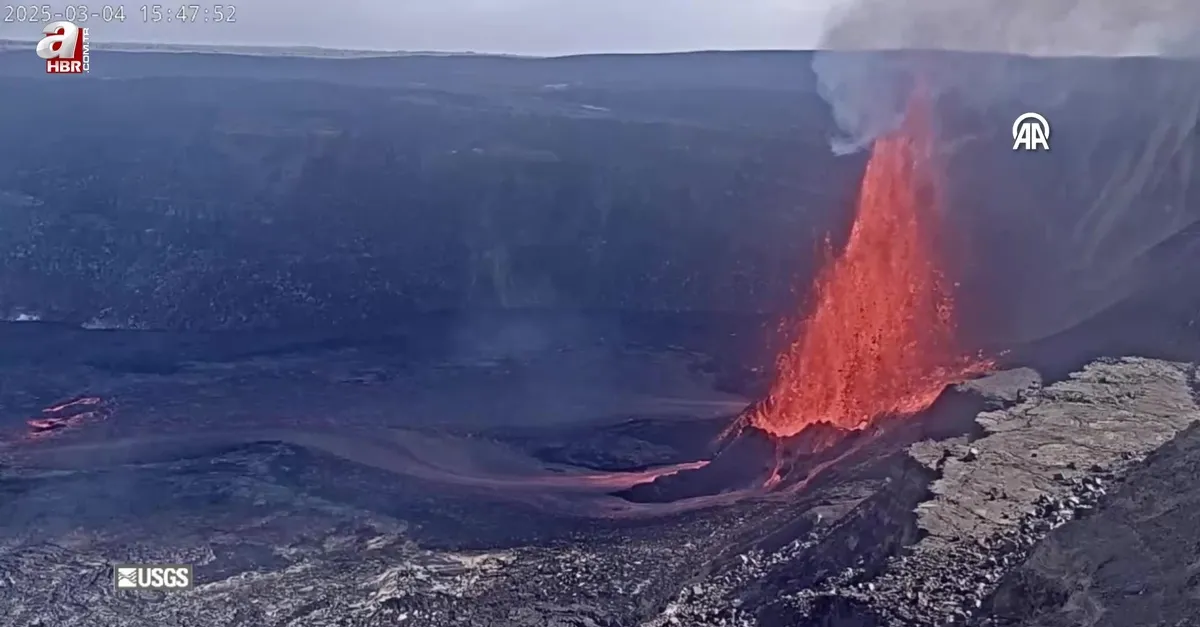 Hawaii'de Kilauea Yanardağı yeniden lav püskürttü