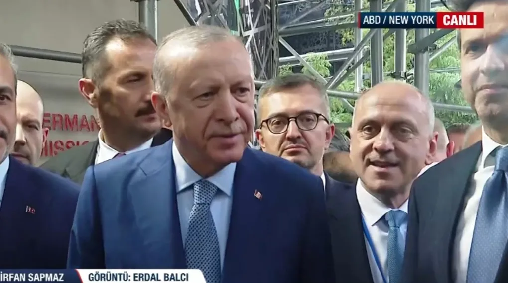 Başkan Erdoğan'a Türkevi'nde coşkulu karşılama