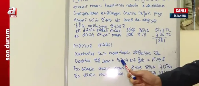Emekli ve memur zamları için net oran verdi! En düşük bu miktarı alacaklar! Ekonomist Muhammed Bayram A Haber'de açıkladı - 10