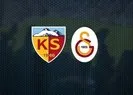 Kayserispor - Galatasaray CANLI ANLATIM