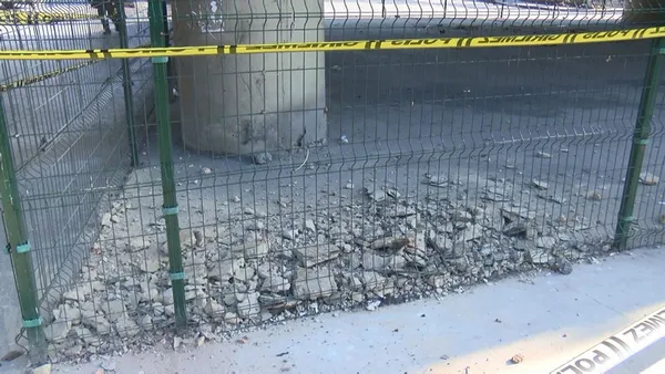 Bayrampaşa'da İBB'nin ihmali yüzünden halk tedirgin! Köprü bakımsızlık nedeniyle parça parça dökülüyor - 2