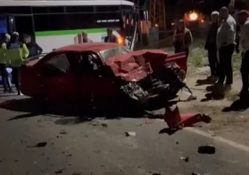 Tekirdağ’da korkunç kaza! 1 ağır yaralı