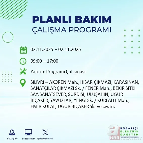 BEDAŞ kesinti sorgulama: İstanbul’da elektrikler ne zaman gelecek? Hangi ilçelerde kesinti olacak? 4