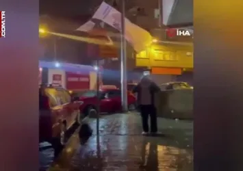 Beyoğlu'nda gecekonduda yangın paniği